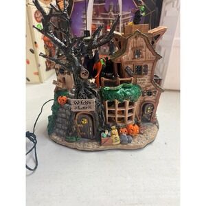 Lemax Spooky Town Halloween Village Witch's Lair 45003 Haunted Witch House WORKS